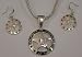 Texas Star with Clear Rhinestones Jewelry Set