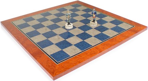 Civil War Blue & Gray High Gloss Deluxe Chess Board - 2.375