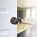 Schlage F51PLY626 Plymouth Keyed Entry Knob, Satin Chrome