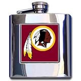 Officially Licensed NFL Hip Flask - Washington Redskins