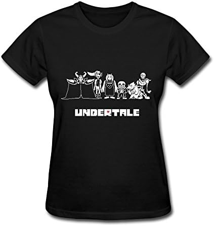 TOT2 Undertale Short Sleeve Tee For Women Size S Black