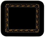 Acanthus Black Placemats (Set of 4) - Jason Products