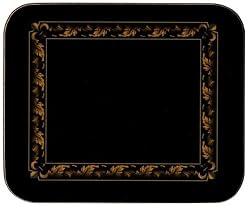 Jason Acanthus Black Placemats - Set of 4 (Large)