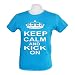 Keep Calm and kick on' Sapphire t-shirt