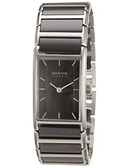 Bering Time 30121-742 Ladies Ceramic Black Silver Watch