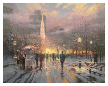 Boston Celebration by Thomas Kinkade, 28x22