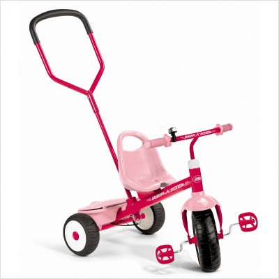 Click To Radio Flyer Girls Deluxe Steer and Stroll Trike, Pink Details...
