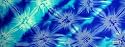 HALF SARONG / MINI SARONG TIE DYE "BLUES"