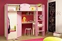 Hochbett inkl. Schreibtisch und Eckkleiderschrank NEU