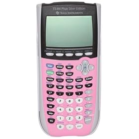 Texas Instruments TI-84 Plus Silver Edition Graphing Calculator (Pink) by Texas Instruments