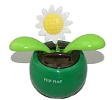 Cool2day Cute Adornment In Car Solar Powered Swinging Flower QC010028 A