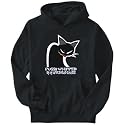 Hoodie Mens Black " Pussy whipped by my Applehead Siamese " Cats