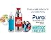 Pura Sport Big Mouth Silicone Sport Top, Orange (Plastic Free, NonToxic Certified, BPA Free)