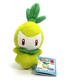 Banpresto My Pokemon Collection Black And White Best Wishes Plush Ball Chain - 47424 - 5.5"Churine/Petilil