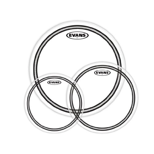 Evans ETP-EC2SCLR-R EC2S (Clear) Tom Pack Rock 25,4 cm (10 Zoll), 30,4 cm (12 Zoll), 40,6  Preisvergleich