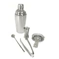 Cocktailset "Partygott" 5-teilig Edelstahl Shaker Mixer Bar