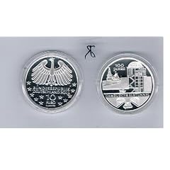 10 Euro Silberm�nze "Spiegelglanz" (PP) NEU 100 Jahre Hamburger Elbtunnel