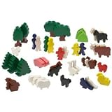 Haba Motley World - 43 Wood Accessory Pieces
