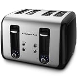 KitchenAid KMT411OB 4-Slice Toaster, Onyx Black