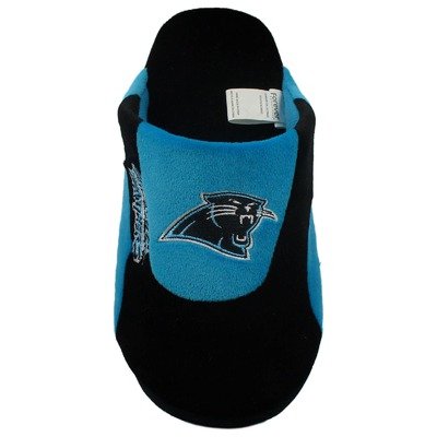 Carolina Panthers Low Pro Stripe Slipper Size: 10-11.5, Color: Black / Blue