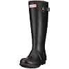Hunter Ladies Shearling Tall Wellington Boots - Black