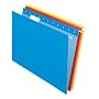 Pendaflex Essentials Hanging Folder, 1/5 Cut, Letter, Assorted