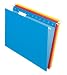 Pendaflex Essentials Hanging Folder, 1/5 Cut, Letter, Assorted