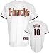 Justin Upton Jersey: Adult 2010 Majestic Home White Replica #10 Arizona Diamondbacks Jersey - Small