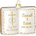Personalized Open Bible Marriage Ornament