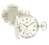 Swiss Made Mechanical Polished Engraved Double Hunter Pocket Watch Bn22207