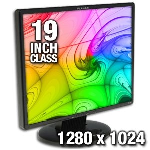 Planar PL1900 19-Inch Analog LCD Monitor (Black)