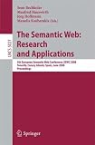 Review Springer  / The Semantic Web Research and Applications: 5th European Semantic Web Conference, ESWC 2008, Tenerife, Canary Islands, Spain (Lecture Notes in Computer Science)