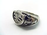 Katekyo Hitman Reborn Cosplay Costume Accessories - Set of 7 Vongola Metal Rings with Weapons