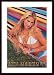 Anna Kournikova - Stripes, Art Poster by Unknown Artist, with Wood Frame, poster size: 34.5