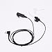 Arrowmax ASK4038-M1 2-Wire Clear Coil Surveillance Headphone for Motorola CP200 MOTOTRBO CP200D RDM2020 RDM2070D BPR40