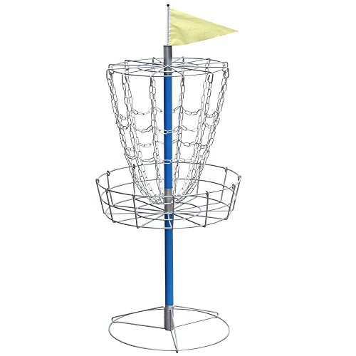 Portable Lightweight Steel Disc Golf Practice Basket Sport Disc Frisbee Rack