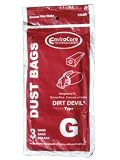 75 Royal Type G Hand Vacuum Filter Bags, Dirt Devil Hand Vac Vacuum Cleaners, 3010347001, 3010348001, 3103075001, 103, 103B, 10515, 10515B, 10563CA, 10563CAB, DD120, 150CA, 150B, 150ZUK, M150CAWC, 537CAB, M550CA, 553Z, 553ZUK, 560, 06500, 08130, 08130B, 08130CA, 08130CAB, 08500, 08500B, 172, 172B, 500B, 503B, 510, 510A, 513B, 513PL, 515, DD520, DD520B, 523, 533, 537, 537B, 537CA