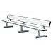 Aluminum 15ft Portable Bench with Backrest