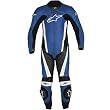 Alpinestars One-Piece Youth Leather On-Road Racing Motorcycle Race Suits - Color: Blue, Size: Large