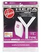 HOOVER 4010801Y 2PK Type Y HEPA Bags Also Fitz Type Z