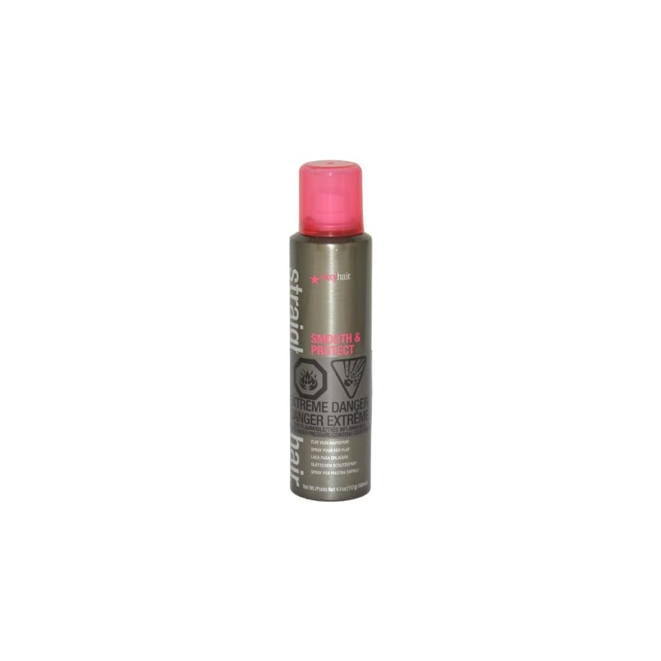 Straight Sexy Hair Smooth Protect Flat Iron Hairspray By Sexy