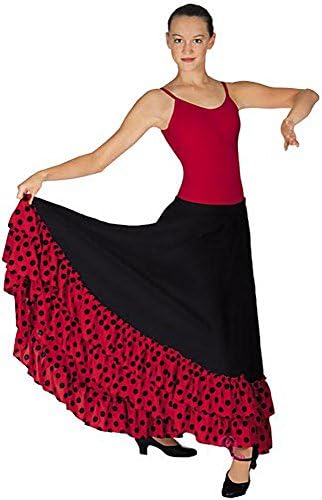 Eurotard Adult Polka Dot Flamenco Skirt - 08804