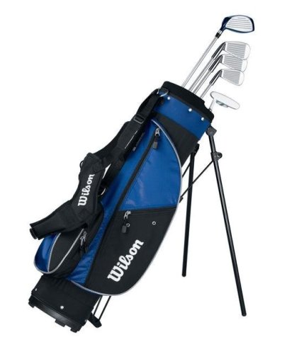 Wilson Boy's Pro Staff Jr. Complete Package Set w/ Stand Bag (Large 54-60 inch)