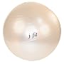 J Fit 65cm Stability Exercise Ball with Pump (Pearl White)
