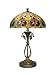 Dale Tiffany Table Lamp, Brass