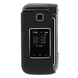 Solid Black Rubberized Snap On Crystal Hard Case for Verizon Samsung Alias  ....