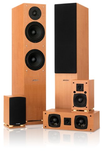 Fluance SXHTB+ 5 Speaker Surround Sound Home Theater System