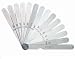 Starrett 467M Thickness Gage with 13 Straight Leaves, .0.04-5.0mm Range,