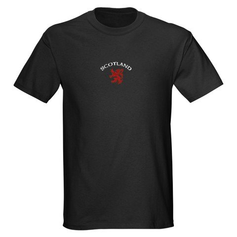 Scotland Lion Dark Golf Dark T-Shirt by CafePress