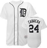 Miguel Cabrera Detroit Tigers Home White MLB Replica Jersey